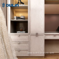 sliding doors wooden bedroom closet with dressing table